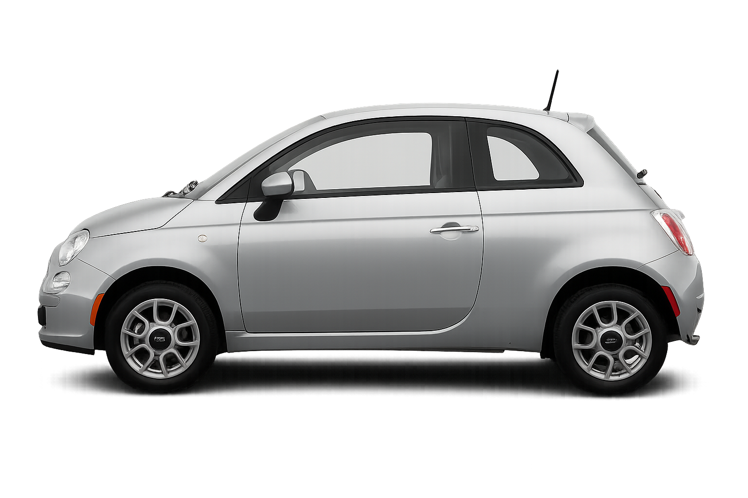 fiat-500-2015-silver-profile